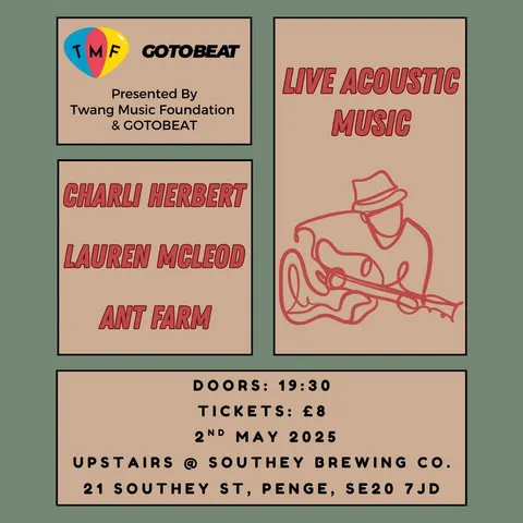 TMF Presents: Live Acoustic Music @ Southey Brewing Co. with Charli Herbert