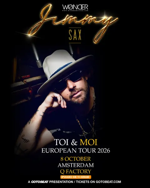 Jimmy Sax European Tour 2026 | Amsterdam