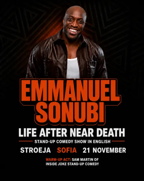Emmanuel Sonubi - "Life After Near Death" British Stand-up Comedy in Sofia