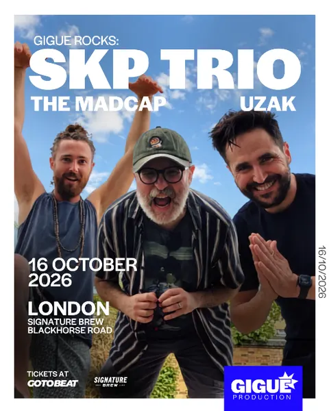 Gigue Rocks Presents: SKP Trio + The MADCAP + UzaK