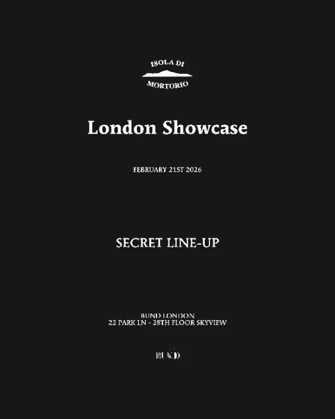 ISOLA DI MORTORIO - London Showcase - FEB 21