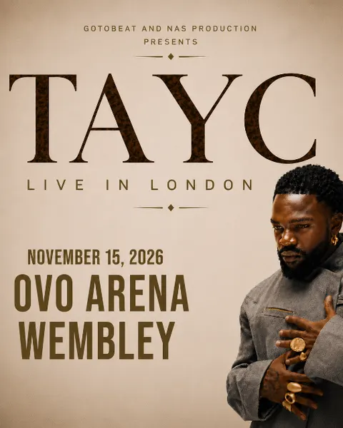 Tayc live in London at OVO WEMBLEY ARENA