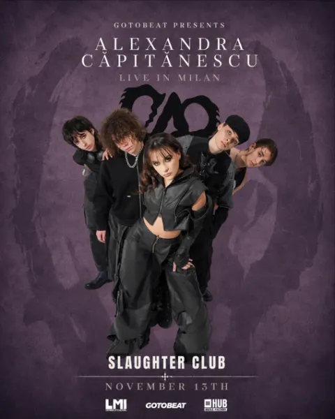 Alexandra Căpitănescu live in Milan at Slaughter Club