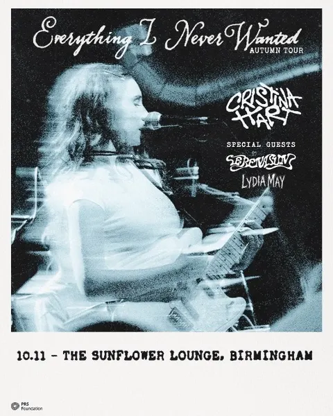 Cristina Hart live at The Sunflower Lounge, Birmingham