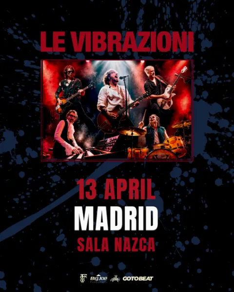 Le Vibrazioni LIVE in Madrid