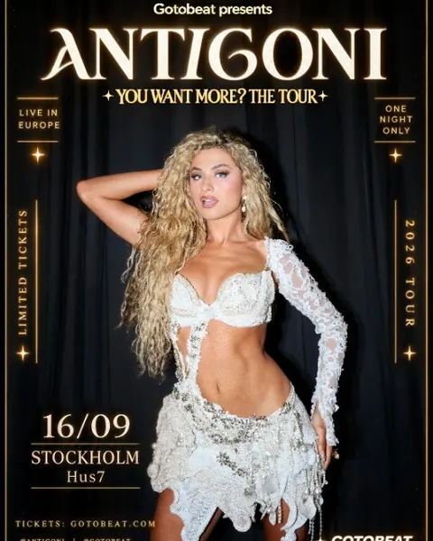 Antigoni live in Stockholm!