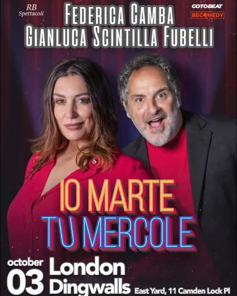 Federica Camba e Gianluca Scintilla Fubelli - "Io Marte Tu Mercole" - Live in London