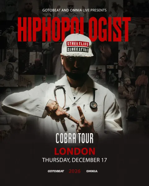 Hiphopologist live in London 2026