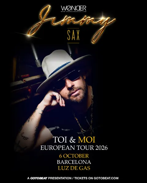 Jimmy Sax European Tour 2026 | Barcelona