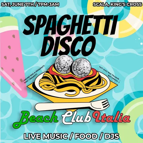 SPAGHETTI DISCO : Beach Club Italia 🏖️🕶️ | Usciamo a Londra - Private Sale 