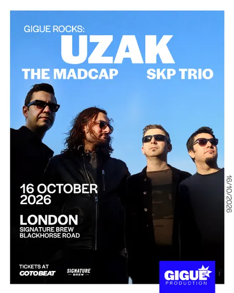 Gigue Rocks Presents: UZAK + THE MADCAP + SKP TRIO