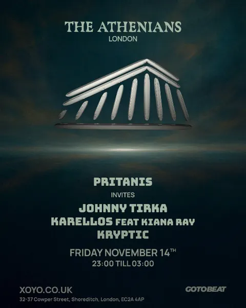 THE ATHENIANS: Pritanis, Johnny Tirka, Karellos and Kryptic live at XOYO