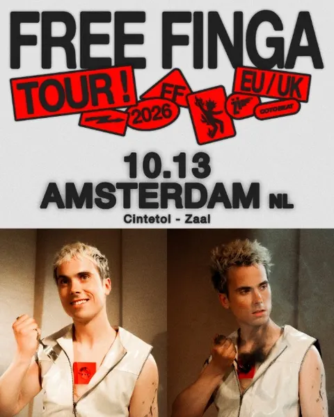 Free Finga live in Amsterdam!