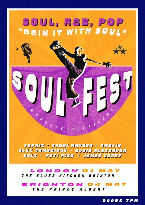 Soul Fest live at The Blues Kitchen Brixton: DOOR PRICE