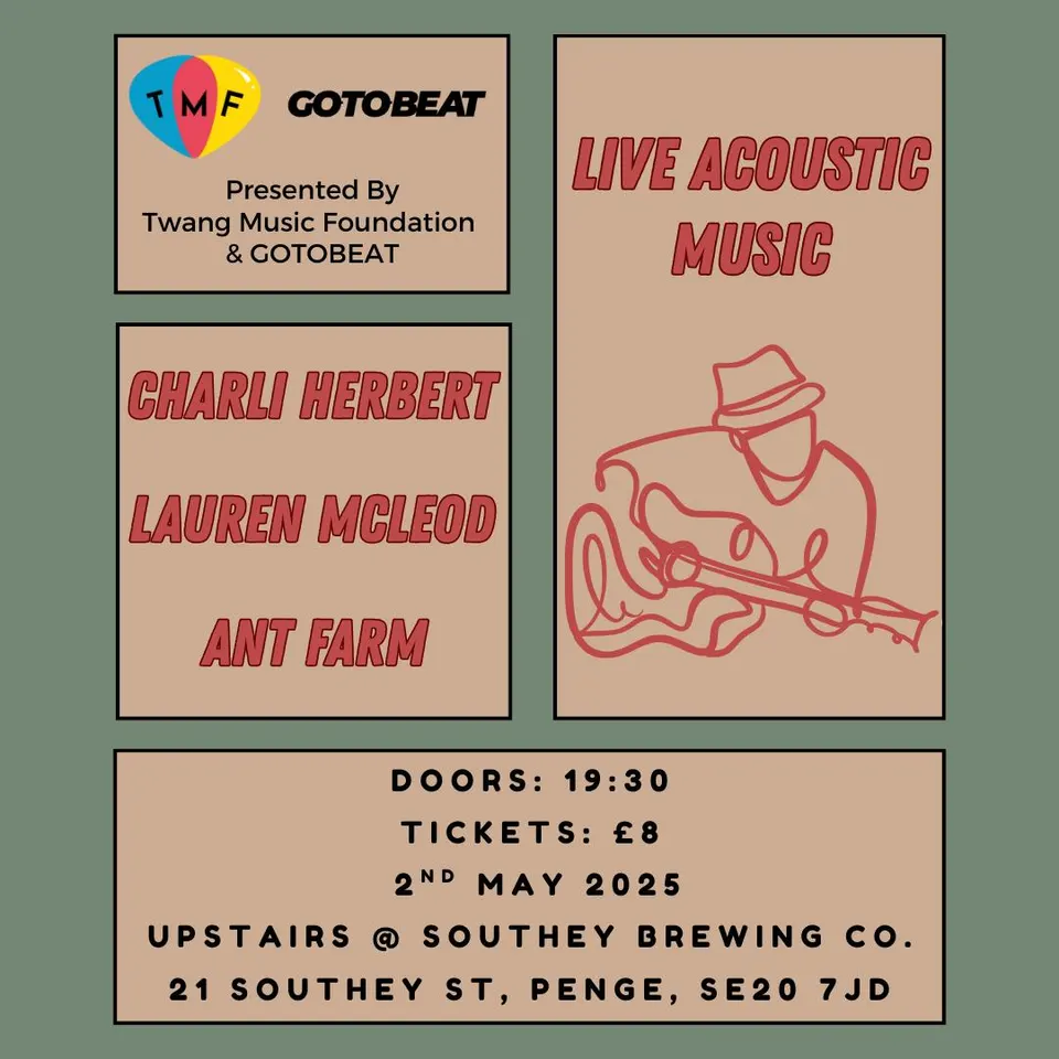 TMF Presents: Live Acoustic Music @ Southey Brewing Co. with Charli Herbert