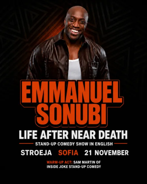 Emmanuel Sonubi - "Life After Near Death" British Stand-up Comedy in Sofia