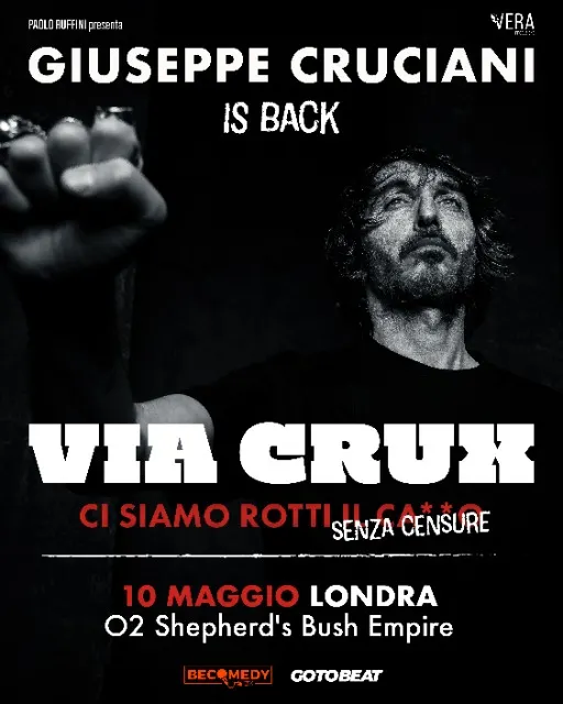 Giuseppe Cruciani in "Via Crux" - Live in London