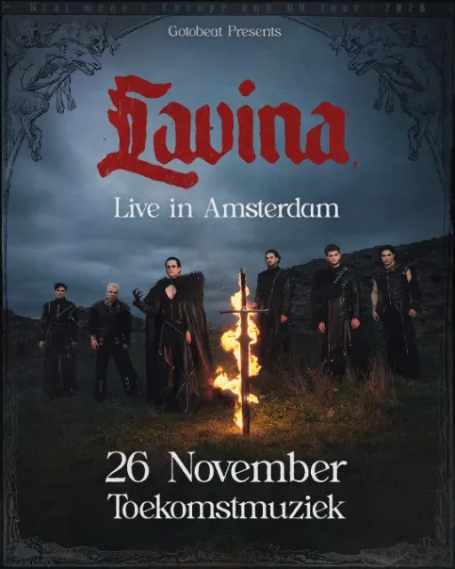 Lavina live in Amsterdam!