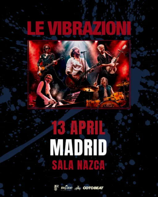 Le Vibrazioni LIVE in Madrid