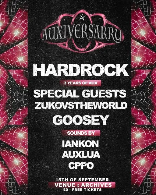 Aux Anniversary : Hardrock 