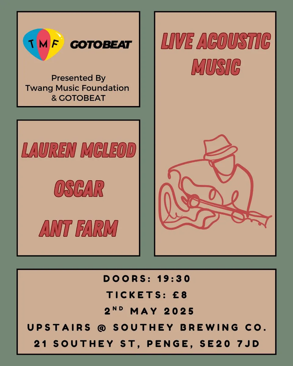TMF Presents: Live Acoustic Music @ Southey Brewing Co.