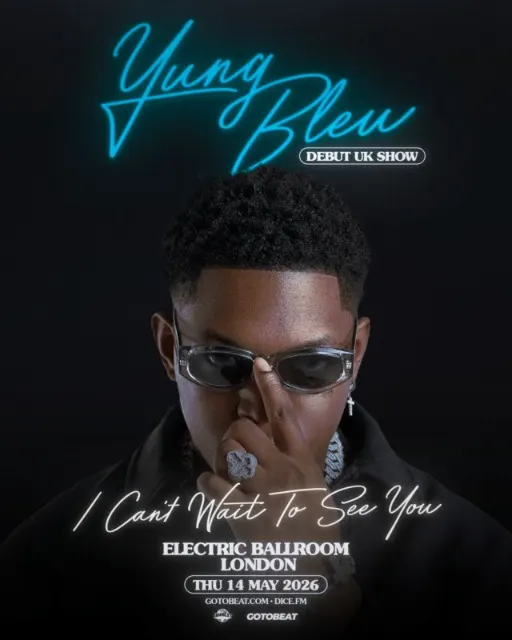 Yung Bleu – Debut London Headline Show: “I Can’t Wait To See You”