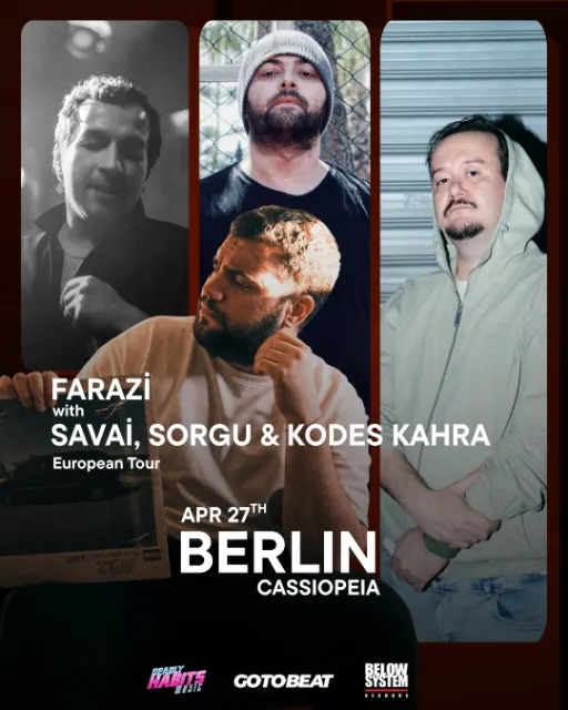 Farazi & Friends: Savai, Sorgu & Kodes Kahra | Berlin | Cancelled