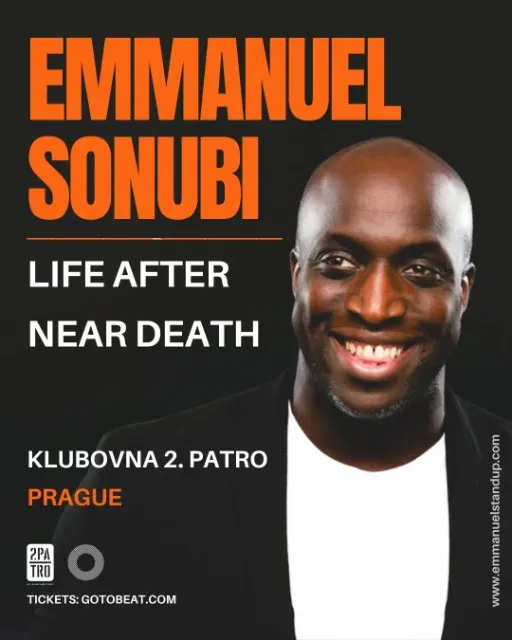 Emmanuel Sonubi - "Life After Near Death" British Stand-up Comedy in Prague (Early Show)