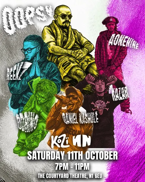 Kozï x Nevernoticed presents The Oopsy Headline show