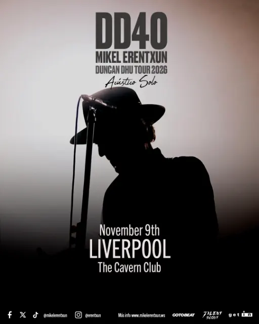 DD40 - Mikel Erentxun - Duncan Dhu Tour 2026 - Liverpool (Acoustic Solo)