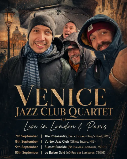 Venice Jazz Club Quartet 2026 Tour