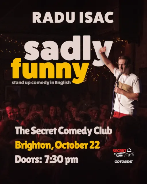 Radu Isac - "Sadly Funny" at The Secret Comedy Club in Brighton