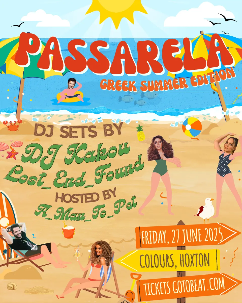 PASSARELA: The Greek Summer Party 2025 at Colours Hoxton